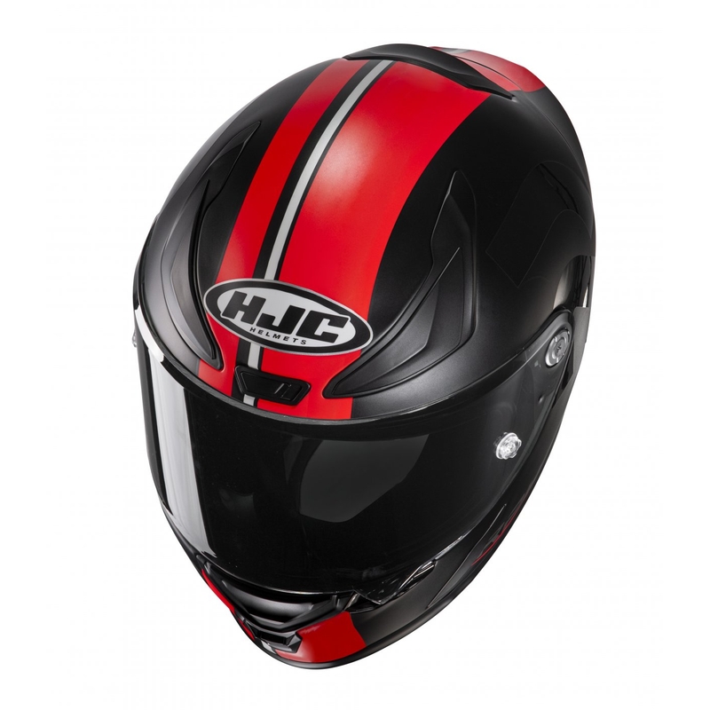 Casco moto integrale HJC RPHA 1 Senin MC1SF nero e rosso