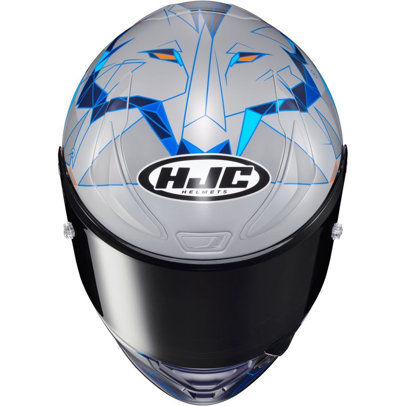 Integrální přilba na motorku HJC RPHA 1 Pol Espargaro Replica MC2SF oranžovo-modro-šedá