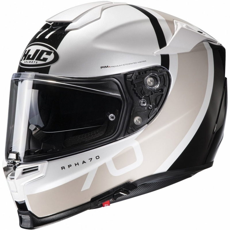 Integrální přilba na motorku HJC RPHA 70 Paika MC5 výprodej černo-béžovo-bílá