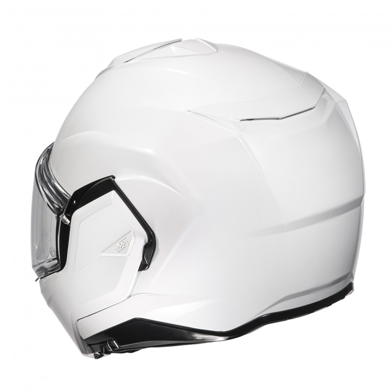Casco moto HJC I100 Solid flip-up bianco perla