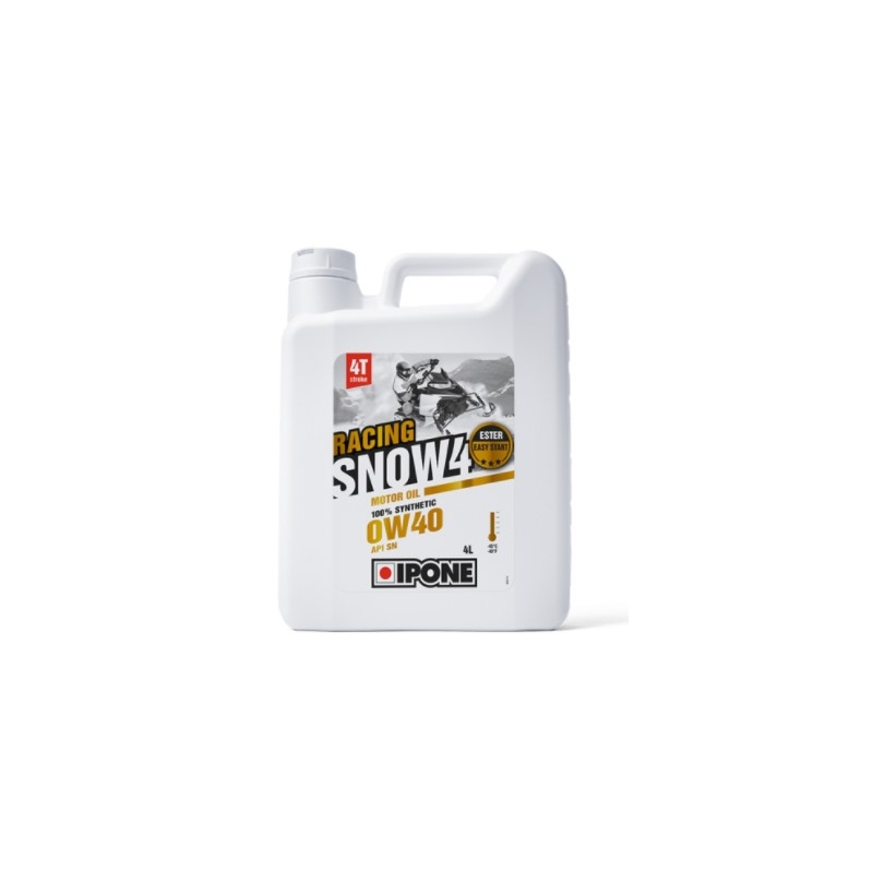 Olio per motoslitte Ipone Snow racing 4T 0W40 4 l