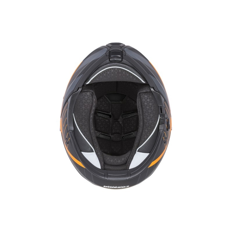 Casco moto Cassida Modulo 2.0 Profile nero-grigio-arancio ribaltabile Saldi