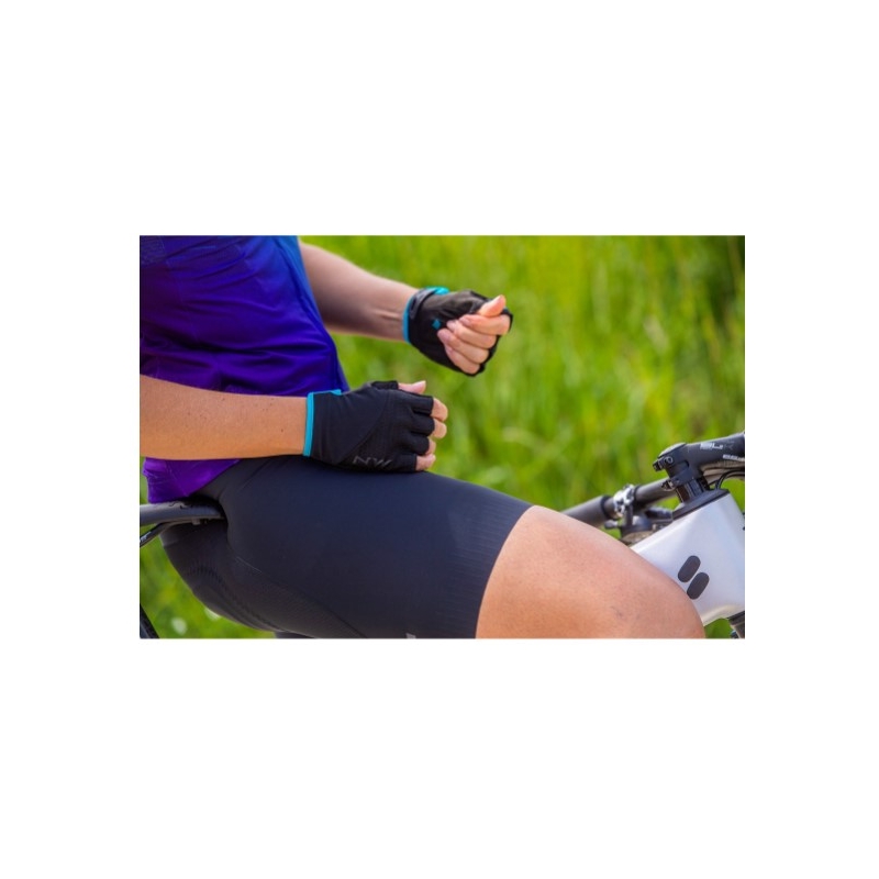 Guanti Northwave Fast Donna Nero e Blu Saldi