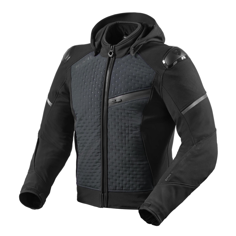 Giacca da moto Revit Iridium H2O nero Saldi