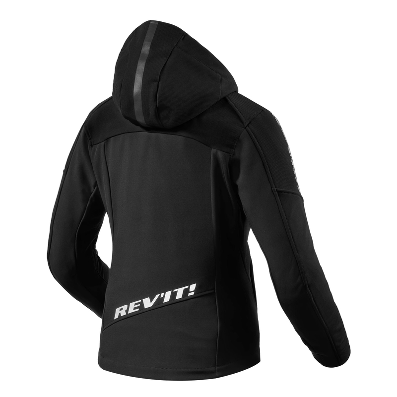 Giacca da moto Revit Proxy H2O bianca e nera da donna Saldi