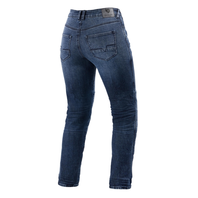 Jeans da motociclista donna Revit Victoria 2 SF Blu Saldi