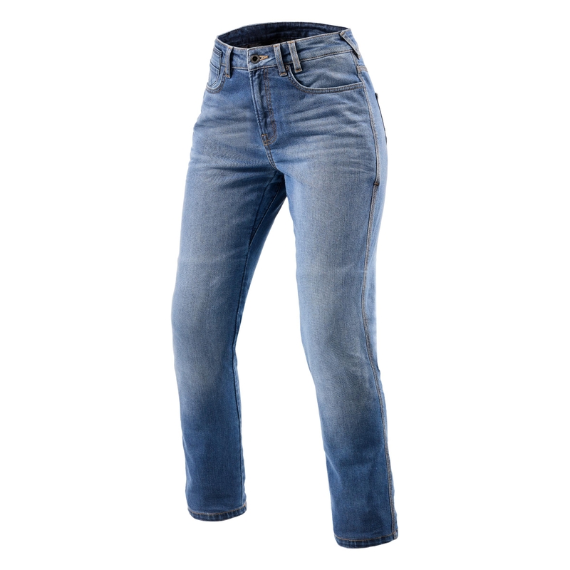 Jeans da moto donna Revit Victoria 2 SF blu chiaro