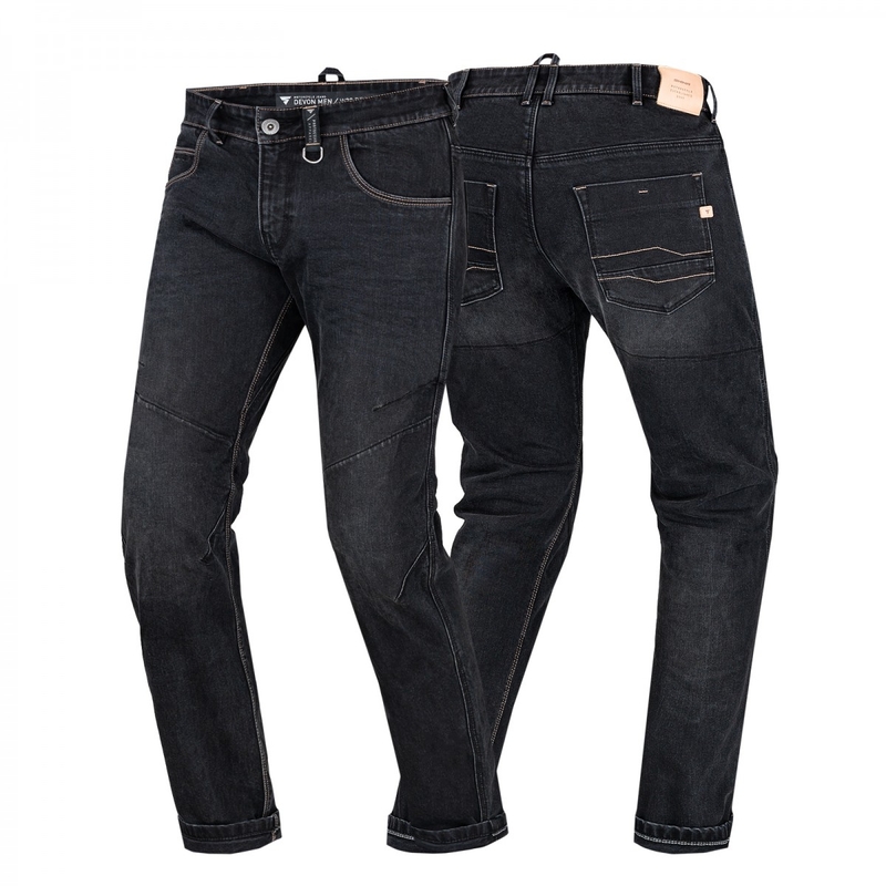 Jeans da moto Shima Devon neri