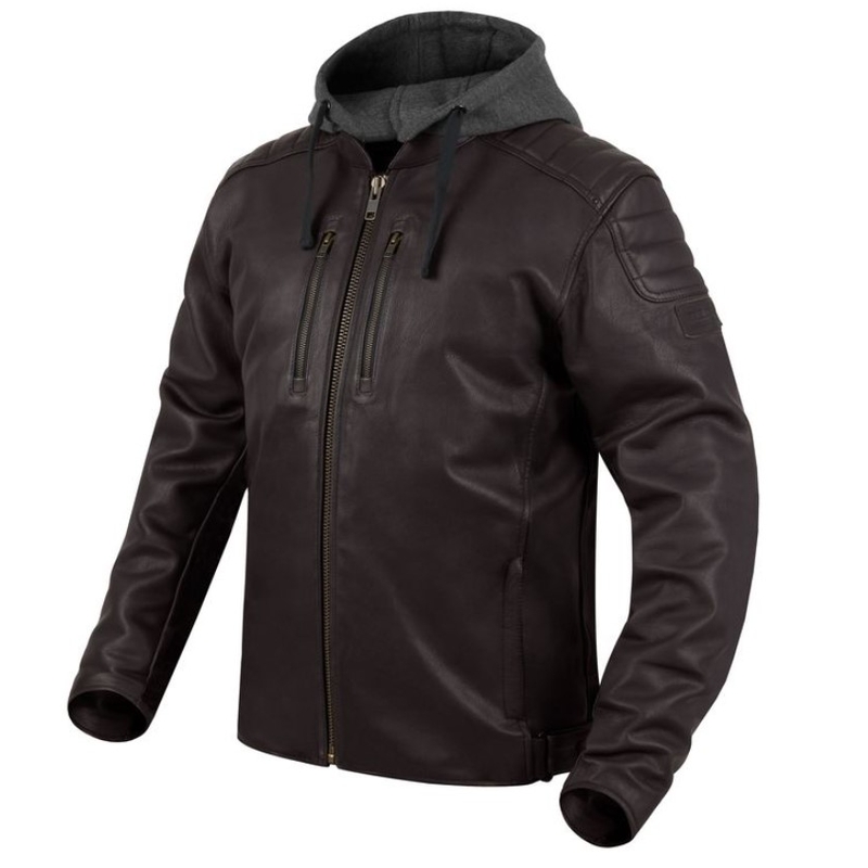 Giacca da moto Rebelhorn Impala vintage marrone Saldi