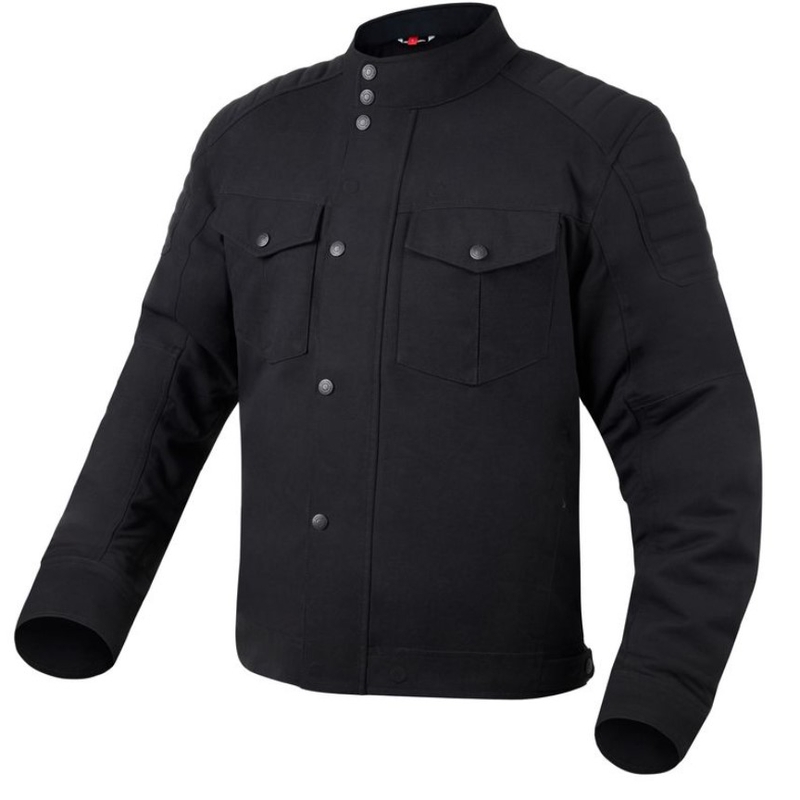 Giacca da moto nera Rebelhorn Hunter Saldi