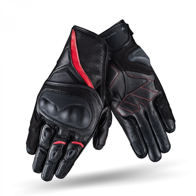 Guanti da moto Shima Spark 2.0 nero-rosso
