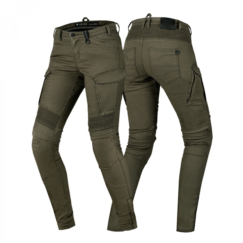 Jeans da moto Shima Giro 2.0 kaki da donna Saldi
