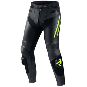 Pantaloni moto Rebelhorn Fighter nero-giallo fluo Saldi
