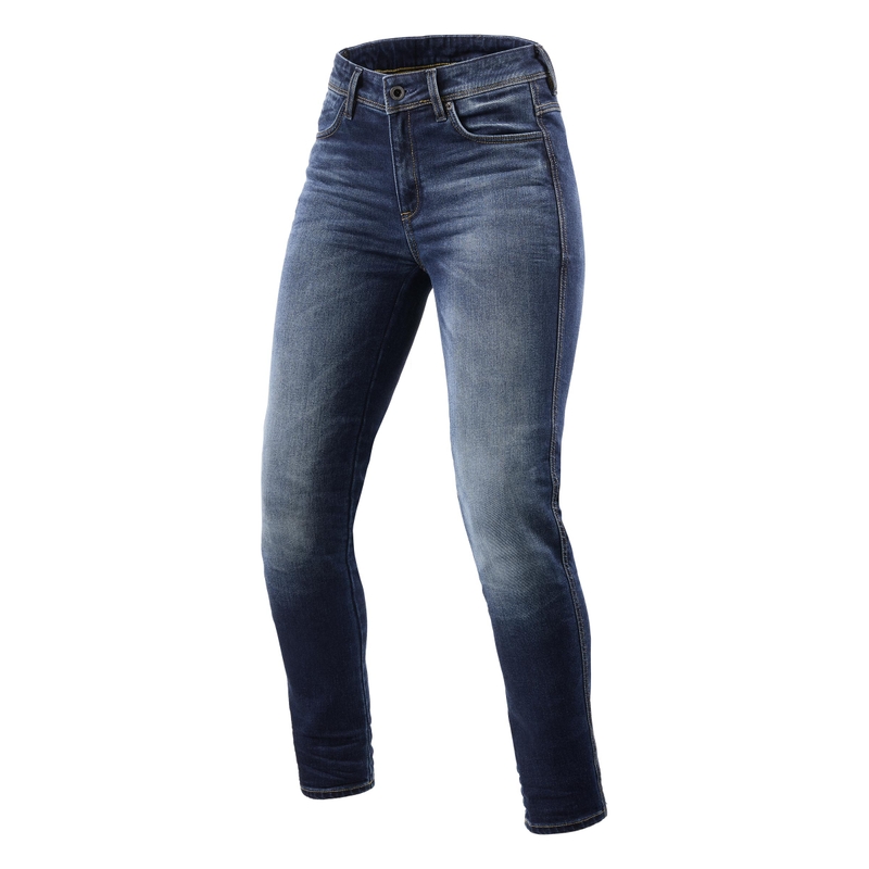 Jeans da moto da donna Revit Marley SK blu