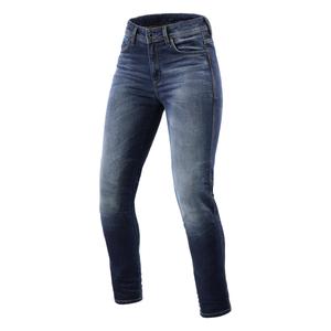 Jeans moto donna Revit Marley SK blu cropped