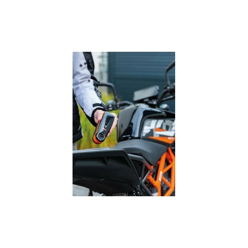 Zámek s alarmem na kotouč Abus Detecto 7000 RS1 logo oranžový