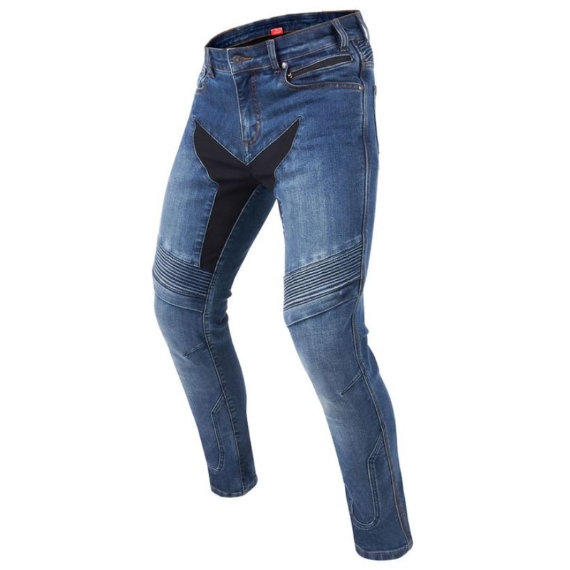 Jeans da moto Rebelhorn Eagle III, blu slavato