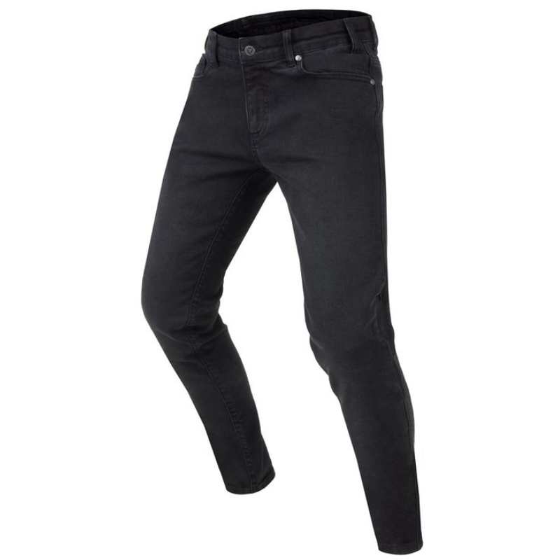 Jeans da moto Rebelhorn Classic III SK lavati neri da donna Saldi