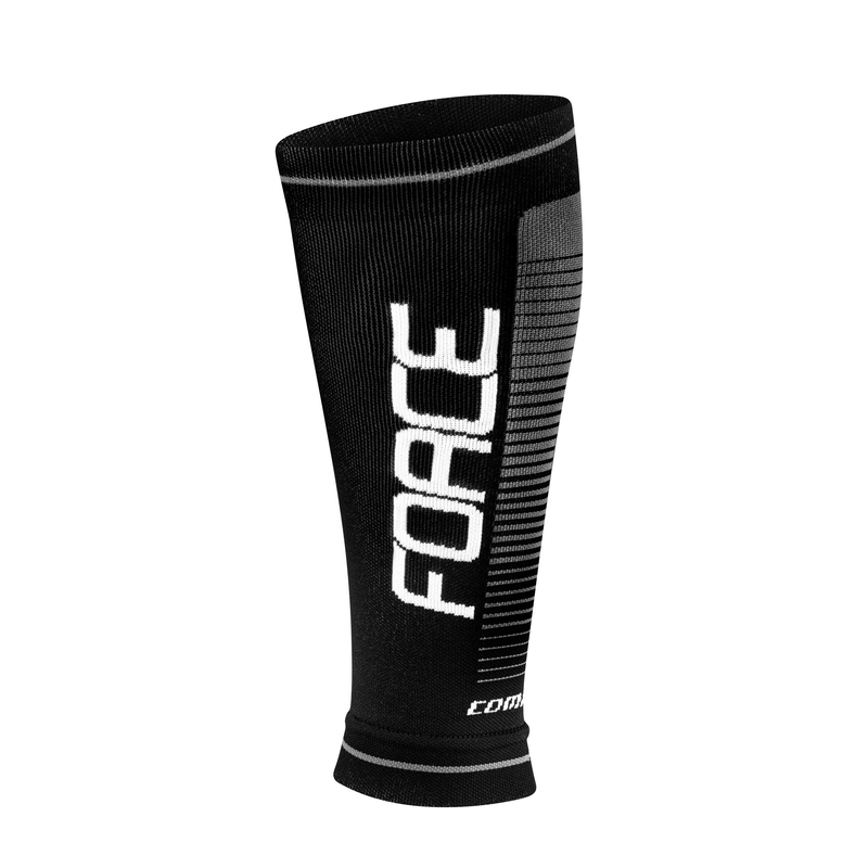 Návleky na nohy FORCE COMPRESS černo-šedé výprodej