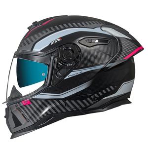 Casco moto integrale NEXX SX.100R Skidder nero-grigio-rosa Saldi