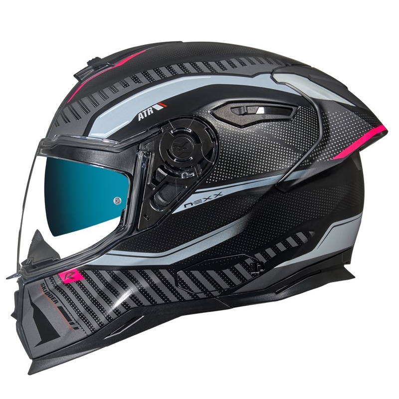Casco moto integrale NEXX SX.100R Skidder nero-grigio-rosa Saldi