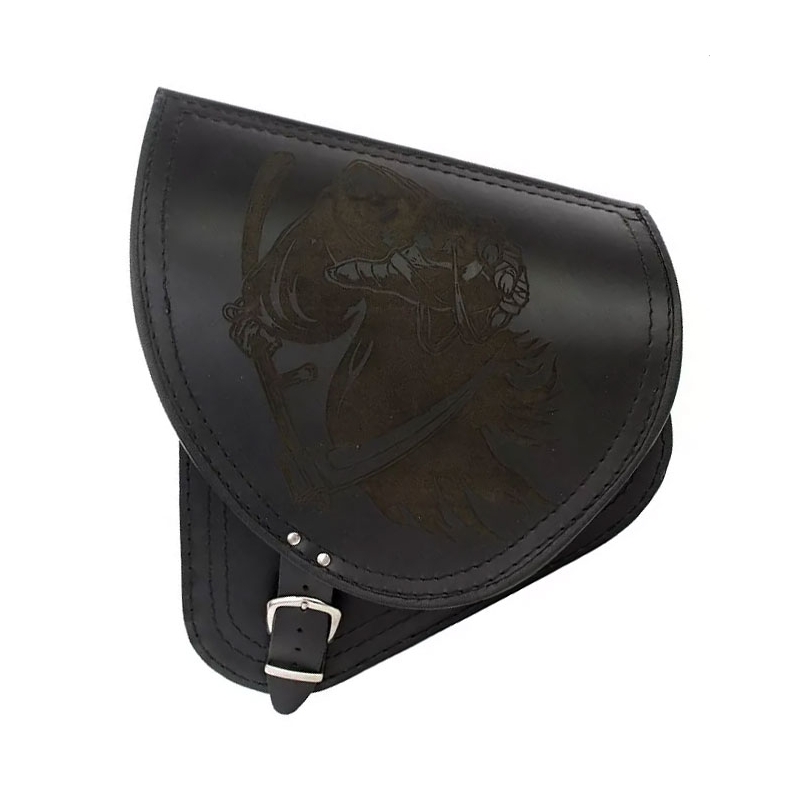 Borsa da moto in pelle HD Softail RSA-54 Grim Reaper