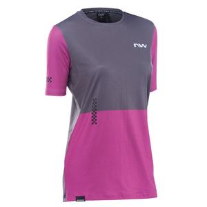 Maglia a manica corta Northwave Xtrail 2 grigio e rosa da donna Saldi