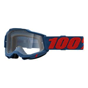 Occhiali da motocross 100% ACCURI 2 Odeon rosso-blu (plexi trasparente)