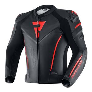 Giacca da moto Rebelhorn Fighter nera e rossa Saldi