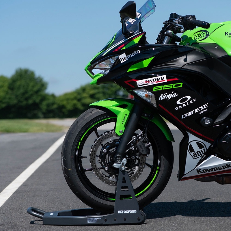Cavalletto anteriore per moto Oxford ZERO-G LITE in alluminio