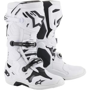 Stivali da moto Alpinestars Tech 10 bianchi