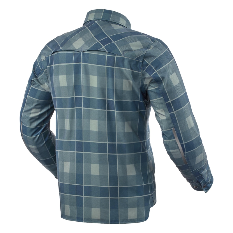 Camicia da moto Revit Bison 2 H2O blu