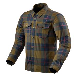 Camicia da moto Revit Bison 2 H2O marrone