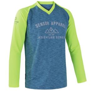 Maglia Sensor Charger blu-giallo fluo - manica lunga Saldi