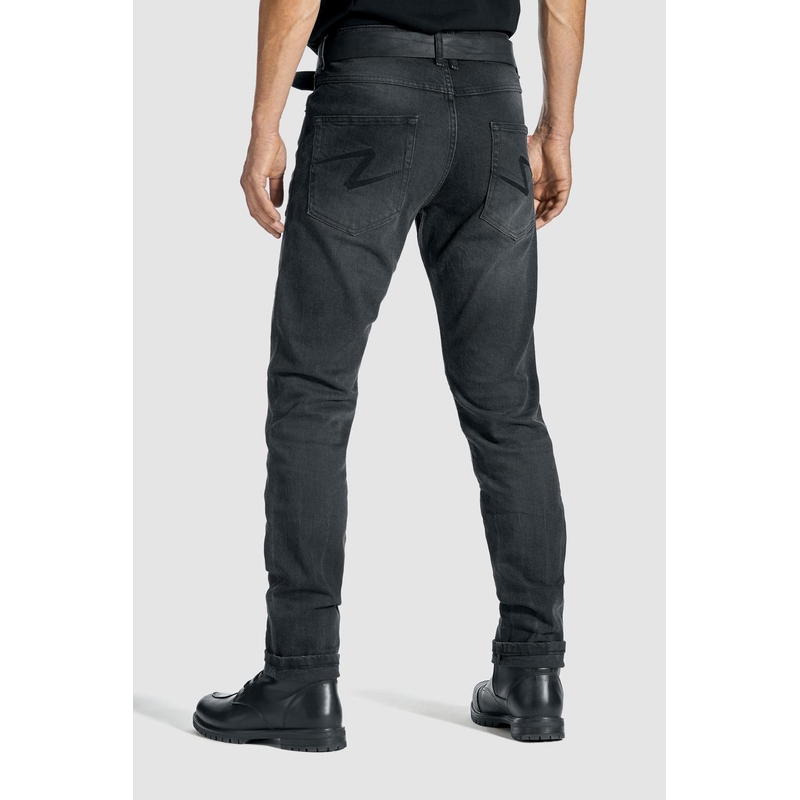 Jeans moto PANDO MOTO Robby Slim nero Saldi