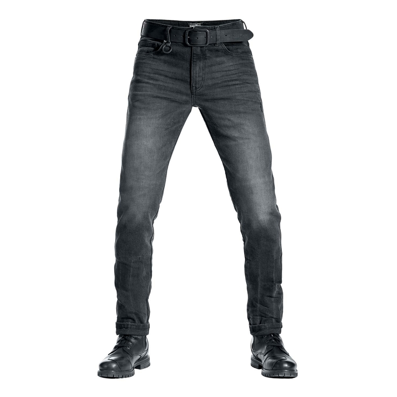 Jeans moto PANDO MOTO Robby Slim nero Saldi