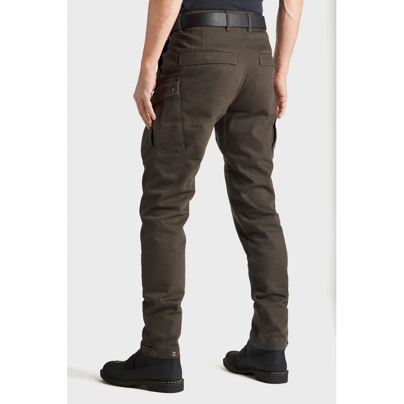 Jeans moto PANDO MOTO Mark Kev verde oliva Saldi