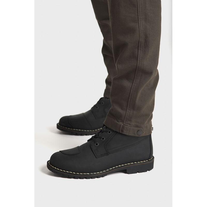 Jeans moto PANDO MOTO Mark Kev verde oliva Saldi