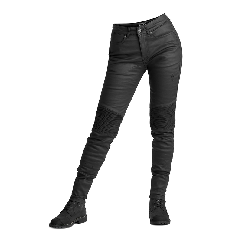 Jeans moto donna PANDO MOTO Kusari Kev nero Saldi