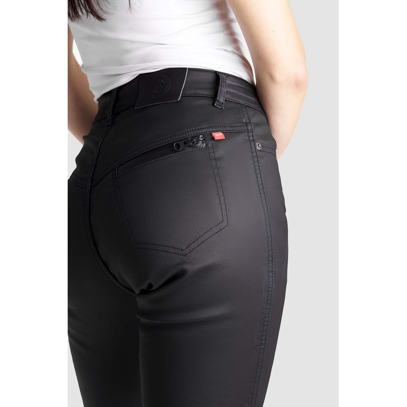 Jeans moto donna PANDO MOTO Kusari Kev nero Saldi
