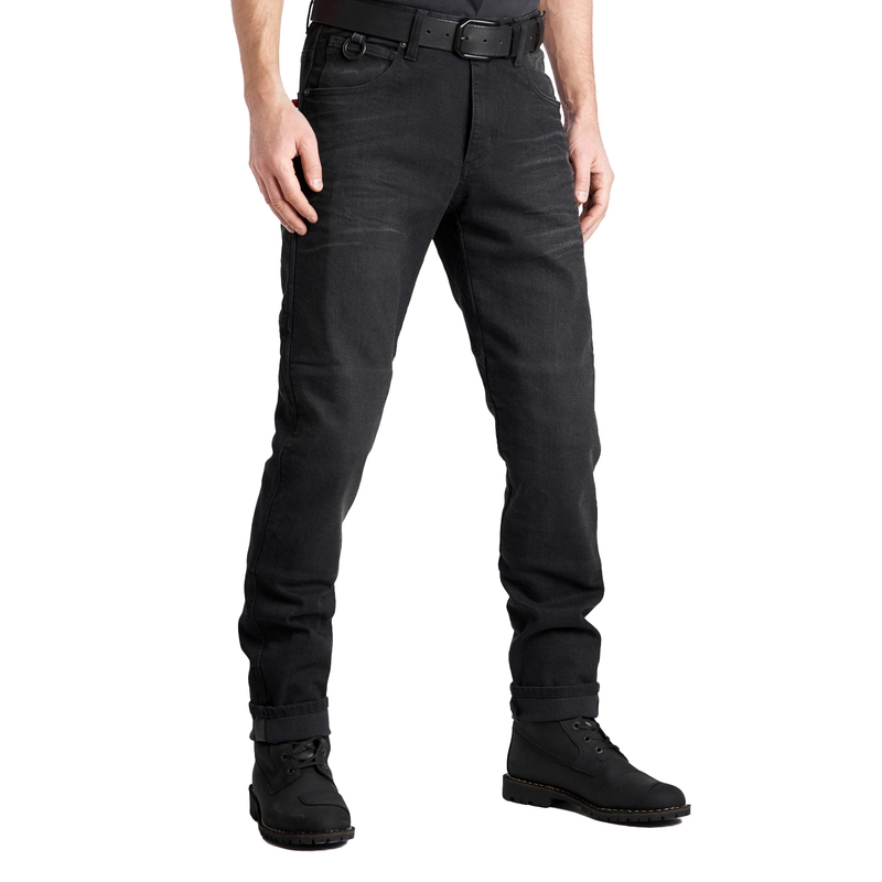 Jeans moto PANDO MOTO Boss Dyn nero Saldi