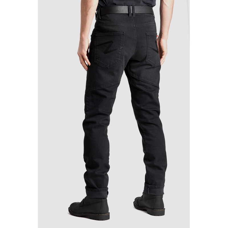 Jeans moto PANDO MOTO Boss Dyn nero Saldi