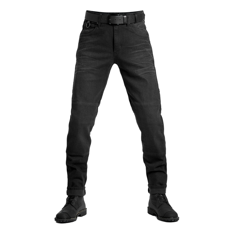 Jeans moto PANDO MOTO Boss Dyn nero Saldi
