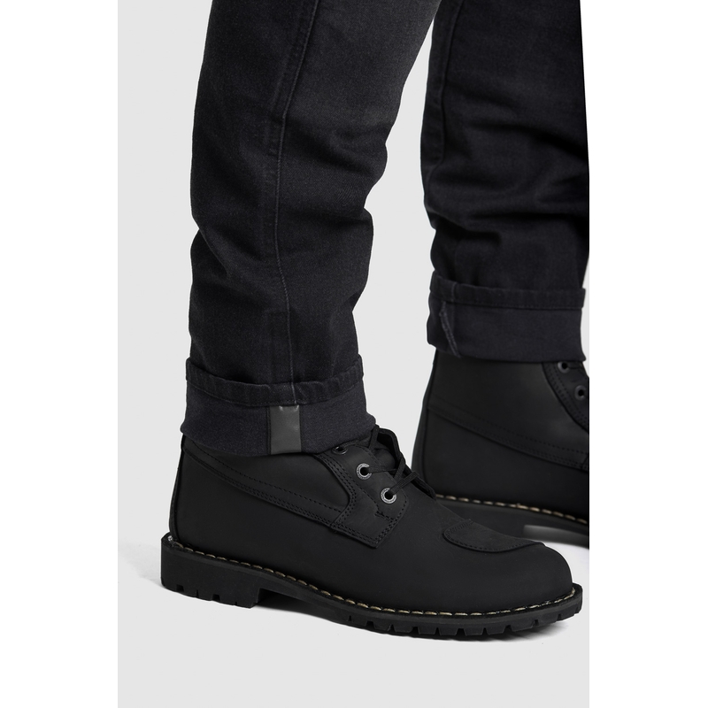 Jeans moto PANDO MOTO Boss Dyn nero Saldi