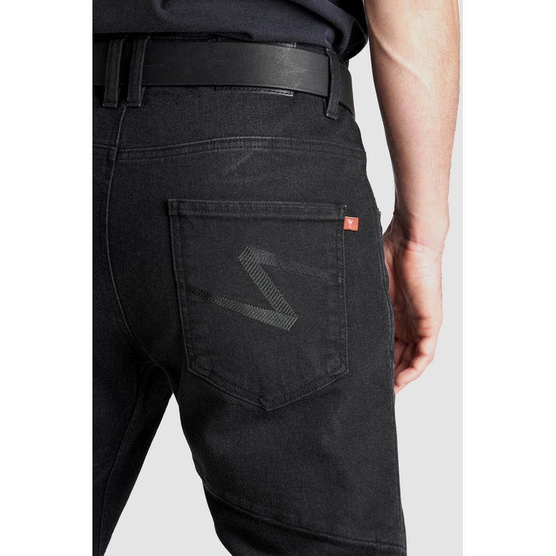 Jeans moto PANDO MOTO Boss Dyn nero Saldi