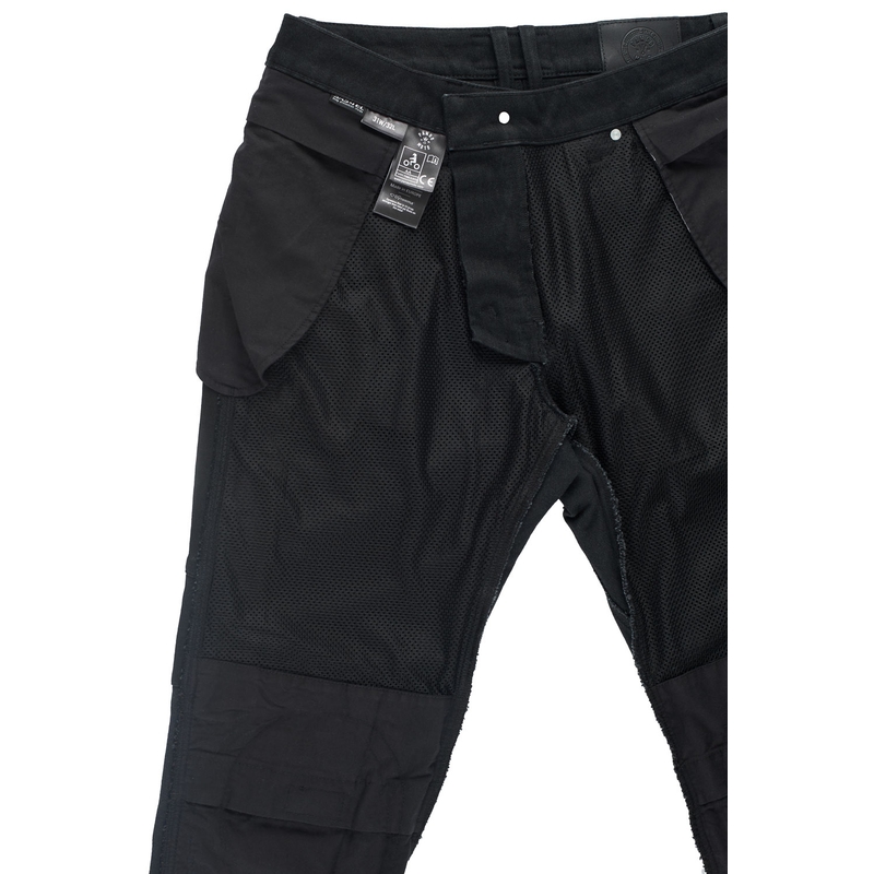 Jeans moto PANDO MOTO Boss Dyn nero Saldi