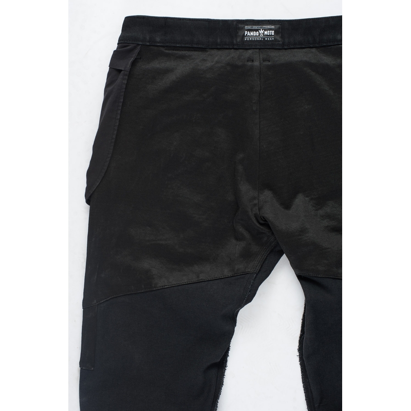 Jeans moto PANDO MOTO Boss Dyn nero Saldi