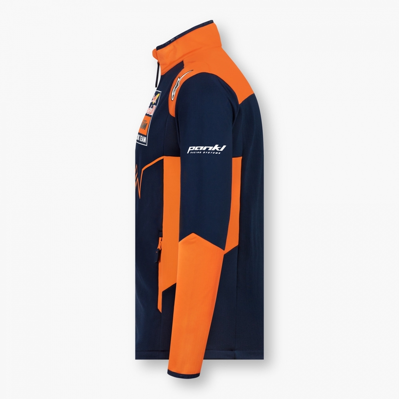 Giacca softshell KTM Red Bull Racing 22 blu-arancio Saldi