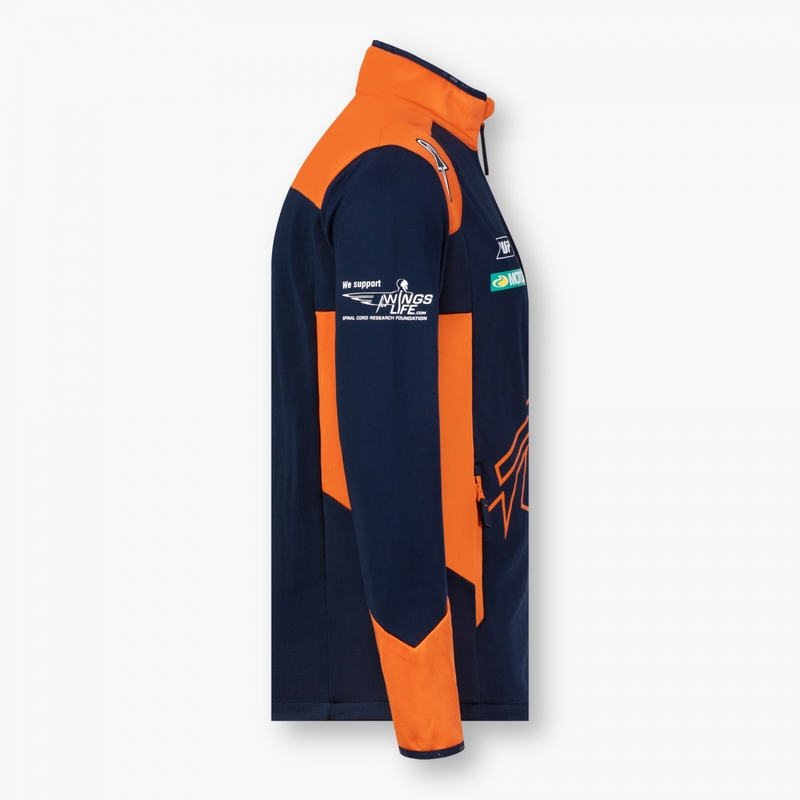 Giacca softshell KTM Red Bull Racing 22 blu-arancio Saldi