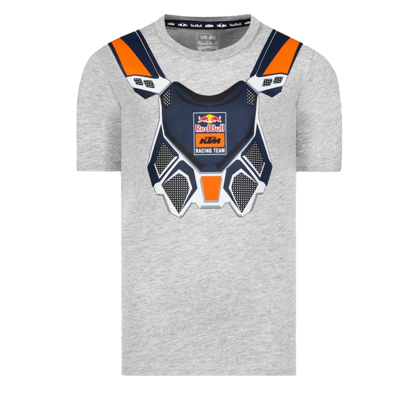 Maglietta da bambino KTM Rock Solid Red Bull grigio Saldi